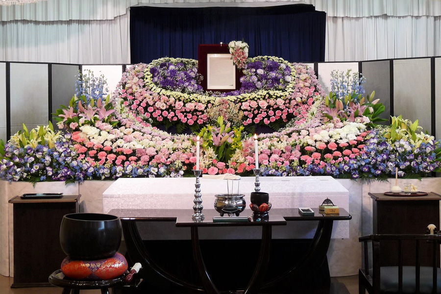 30万円花の祭壇