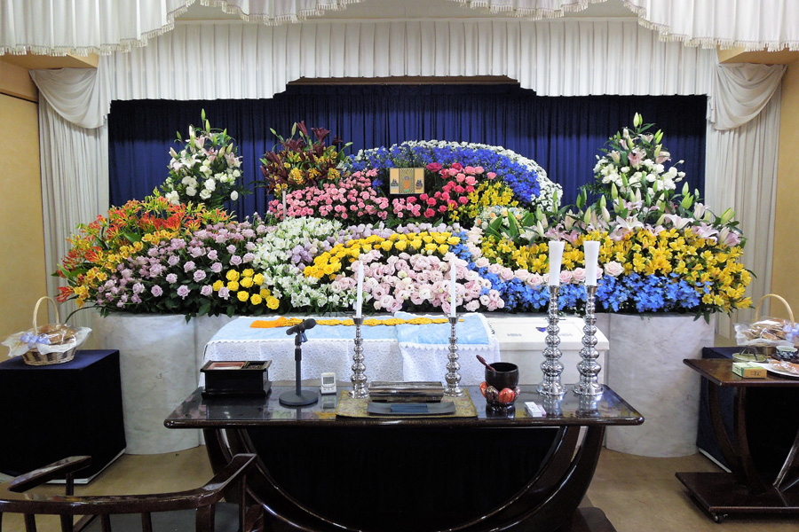 30万円花の祭壇