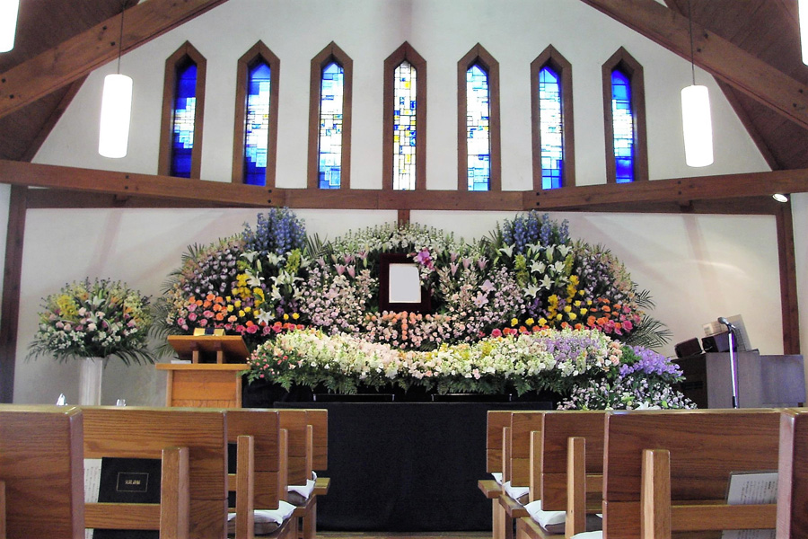 35万円花の祭壇