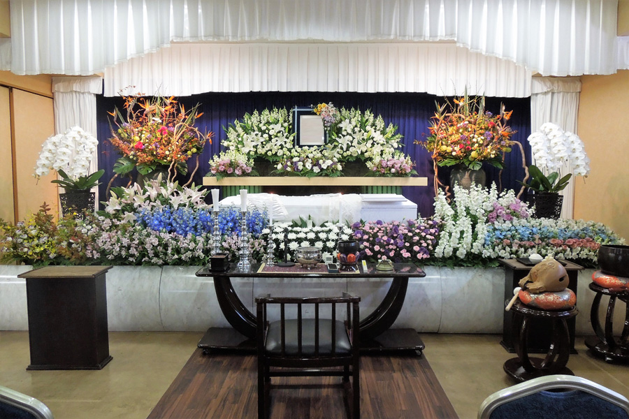 40万円花の祭壇