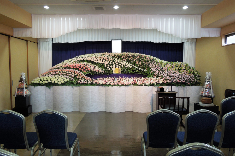 50万円花の祭壇