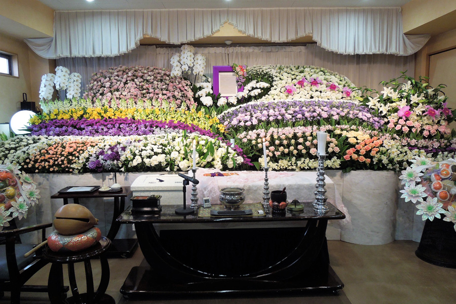 60万円花の祭壇